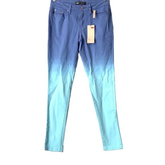 Levi’s Legging Super Skinny Ultra Low Rise 535 Stretch Ombre Pants - Picture 11 of 11